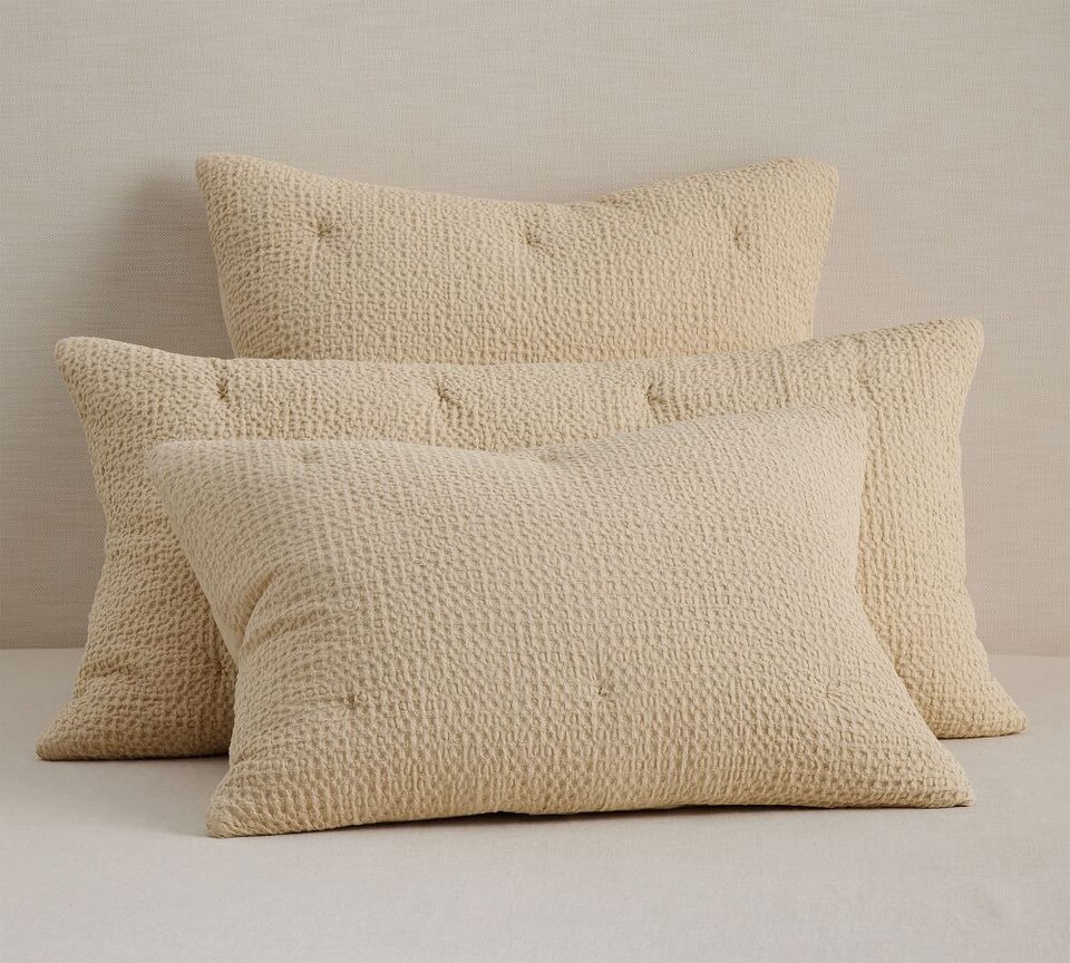 Vintage Washed Cotton/Linen Coverlet Pillowcase Pottery Barn Australia